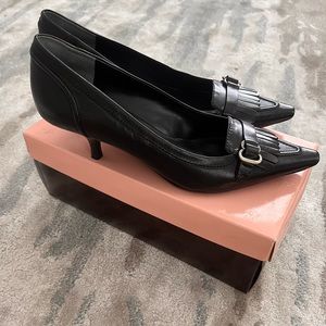 Bandolino 2 inch black shoes.